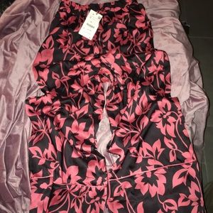 ZARA satin long pants